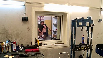 Boss Fucks Secretary’s Tight Anal Pussy