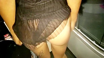 Pissing Brunette Teen Fucked at Club WC