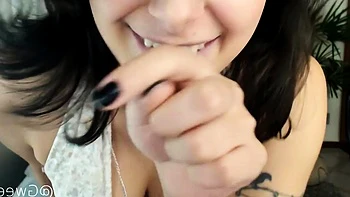 Young Brazilian babe shows off body and talks dirty
