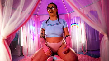 Nina Nova Gets POV Blowjob & Big Cumshot