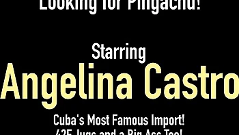 Angelina Castro's huge silicone tits and fat ass