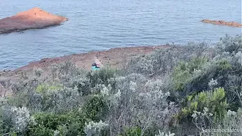 Public dick flash on the beach. She was shocked at first but then sucked ny dick