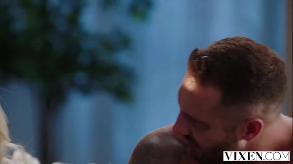 VIXEN Gorgeous Blonde Allie seduces long time guy friend