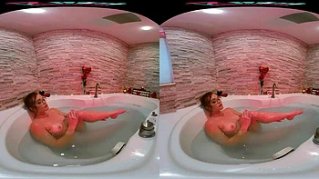 Redhead Babe Sucks Big Cock Doggy Style VR