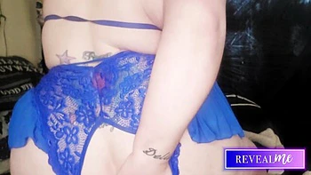 Curvy milf masturbates with dildo and vibrator