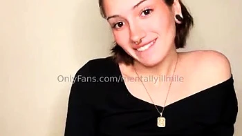 Cute Amateur Brunette Teen Masturbates Outdoors