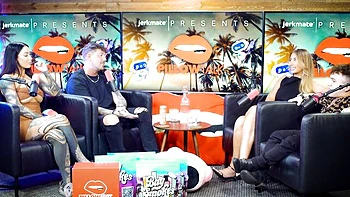 Blonde Pornstars Lily & Willow Blowjob Reality Talk