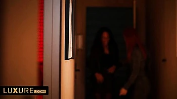 Clemence Audiard's wild lesbian threesome with brunette & redhead