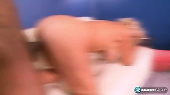 Blonde BBW Milf Parks Fucked in Lingerie