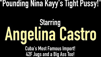 Pure Angelina Castro and Nina Kayy at toys clip
