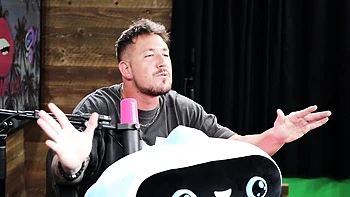 Lusty Van Wylde and Dan Dangler at plug talk podcast video