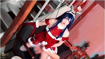 Hinata Hyuga Costume Christmas Ver. Cosplay