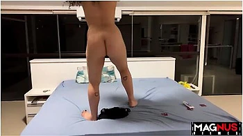 White Woman On The Bed