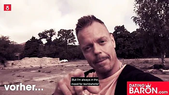 Horny Ashley Cumstar's muscular men smut