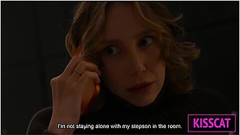 What Happens When Horny Step Mom Shares Hotel Bed With Step Son All Night In One Room? [ Eng Sub ] With Mother In Law And Kiss Cat