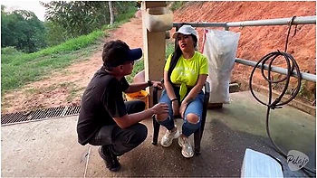 The Mare Got Sick And The Vets Fuck The Busty, Big Ass Latina Owner Until She Squirt 2 Calm Her Down