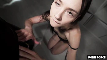 Long-haired chick Matty Mila Perez screwed in the doggy style