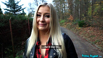 Blonde Blue Eyed Model