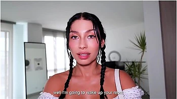 My Sexy Stepsister Wanted To Lose Her Ass Virginity With Me - Anal Play Colombian Babe