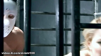 BDSM Dungeon Anal Threesome with Skinny Blonde Rittea and Brunette Patricia Parisch - MMM100