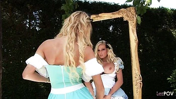 Promiscuous chick - big tits smut - LezPOV