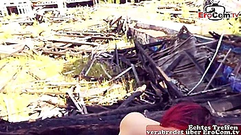 Public Real Date With German Redhead Teen 18+ Street Slut